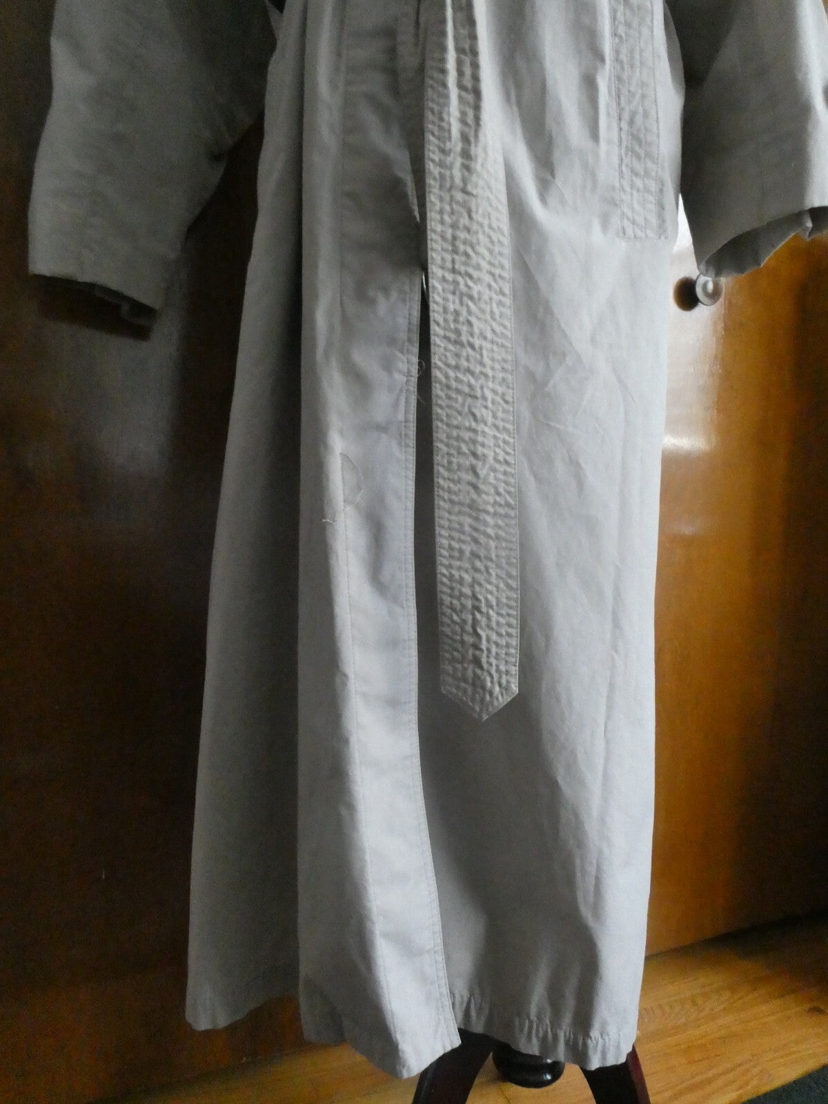 Misty Harbor Women’s Beige Long Trench Coat VTG Size 14