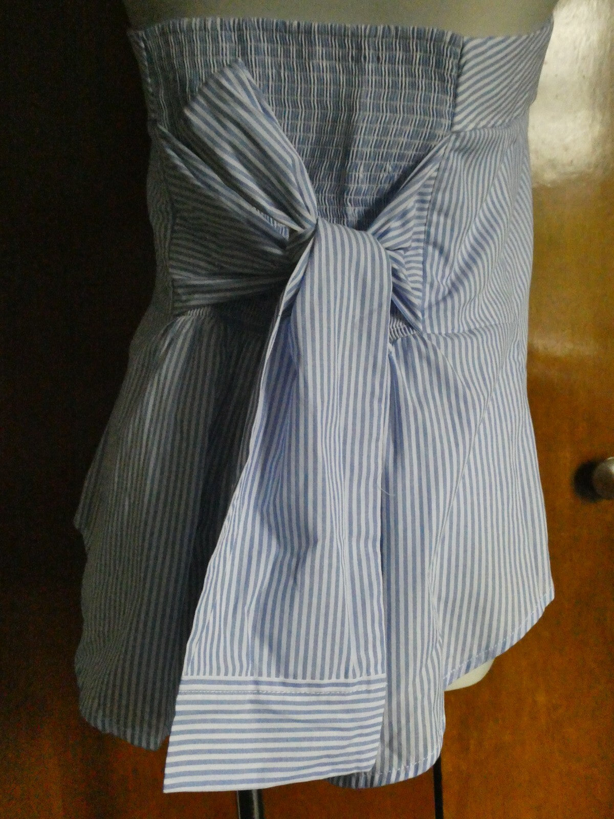Anthropologie Maeve Women’s Cotton Lined Blue Motif Top Tank Size 14