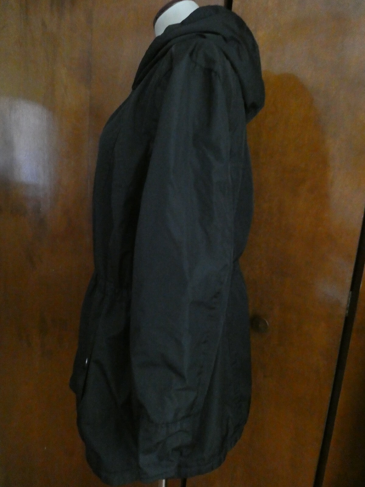 Avenue Women's Black/Multicolor Reversible Jacket Coat Size 18/20