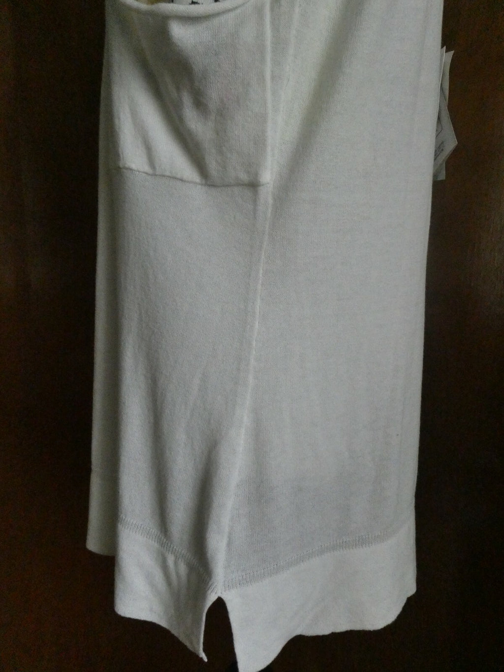 Smitten women's ivory soft cotton top size Large Style# S030236LM