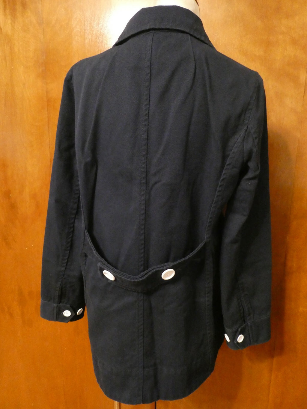 J. Crew Women’s Button Up Cotton Casual Long Blue Jacket/Coat Size 12