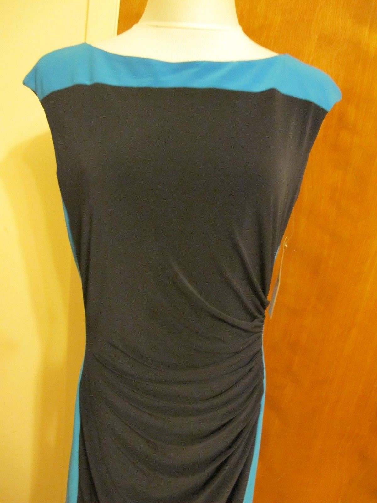Ralph Lauren Women's Navy Blue Lined Evening Dress New