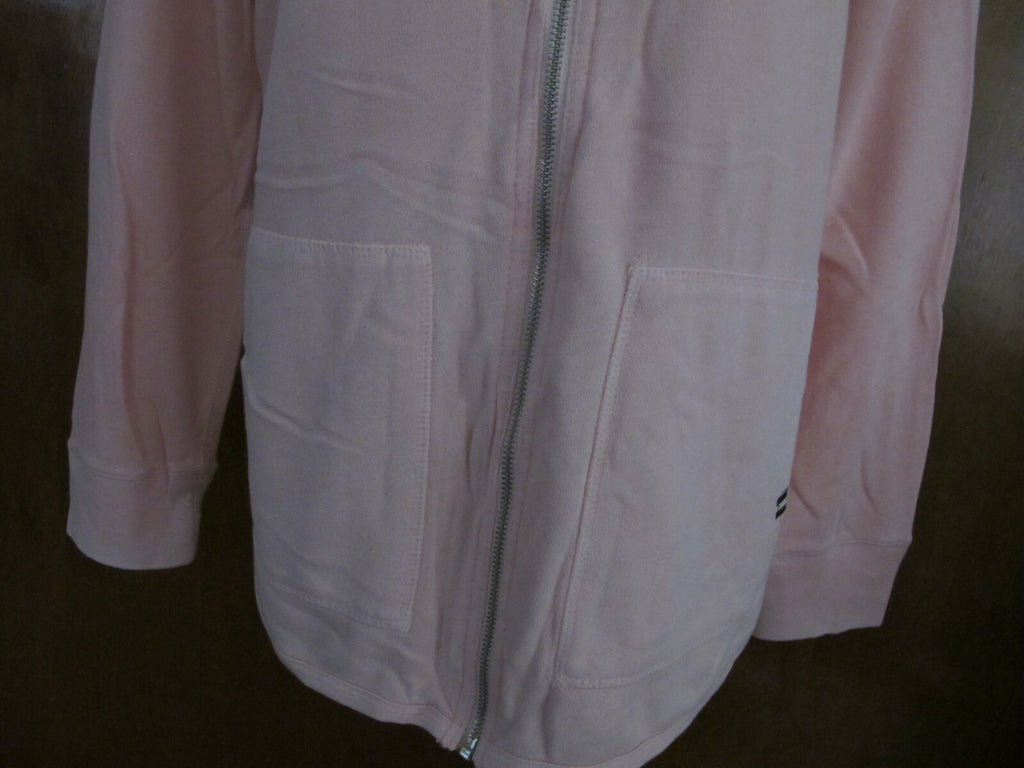 Gap Women's Light Pink Cotton Blend Hooded Pullover Sweater Large