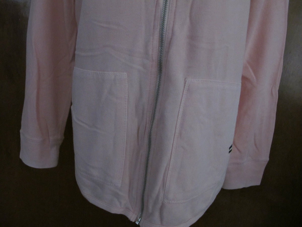Gap Women's Light Pink Cotton Blend Hooded Pullover Sweater Large