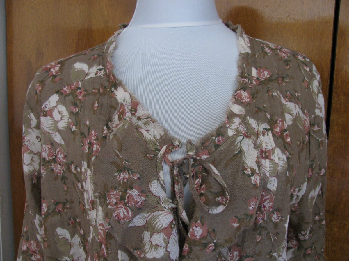 Denim & Supply women's beige multi color top XS