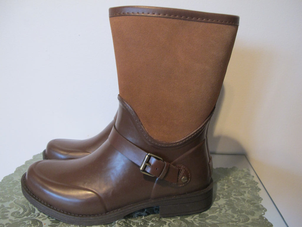 UGG Australia women's brown waterproof round toe New boots 