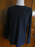Tommy Bahama Men Medium Long Sleeve Shirt Black Crew Neck Casual Classic Fit