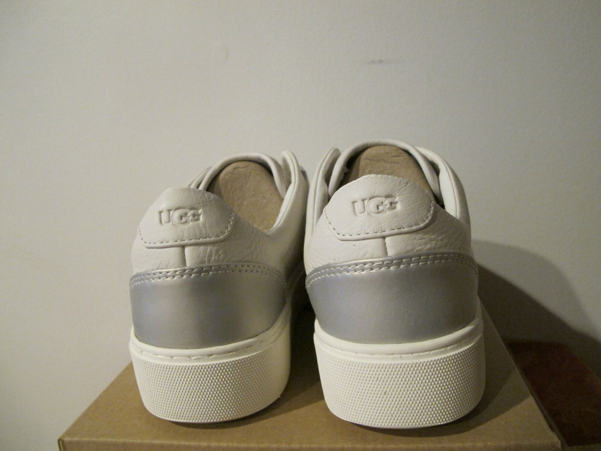 UGG Australia Neri Women's White Leather Fashion Sneaker Size 8 Style# 1106621