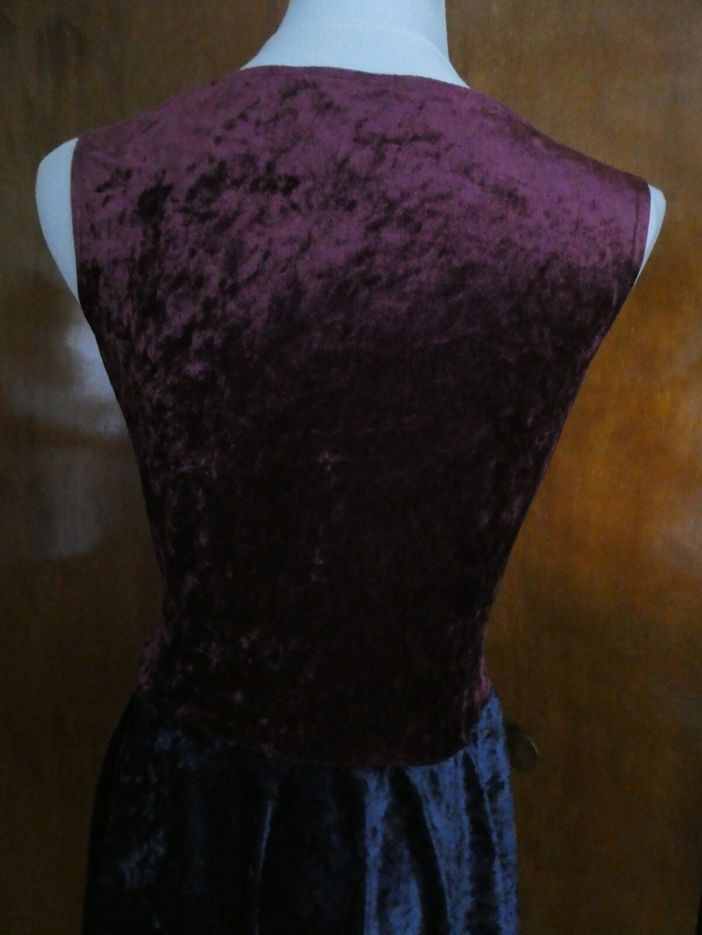 California Costume Collections Navy/Burgundy Halloween Dress Size Adult Large