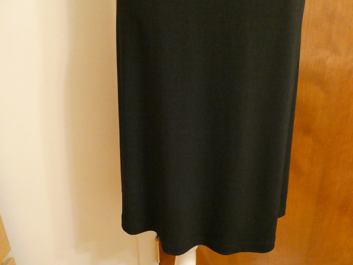 Chico's Black Sleeveless Dress Size 2 / US 12 L 92% Polyester 8% Spandex