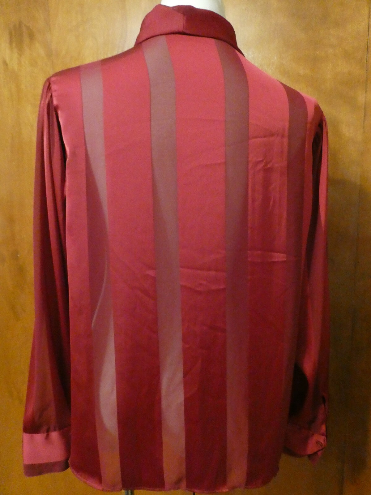 Unbranded women's burgundy stylish evening tunic top size Large
