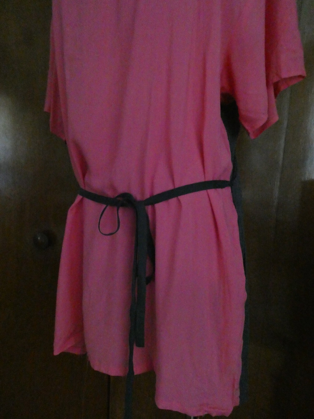 Ella Moss women’s pink/gray stylish soft cotton/modal long top size Medium