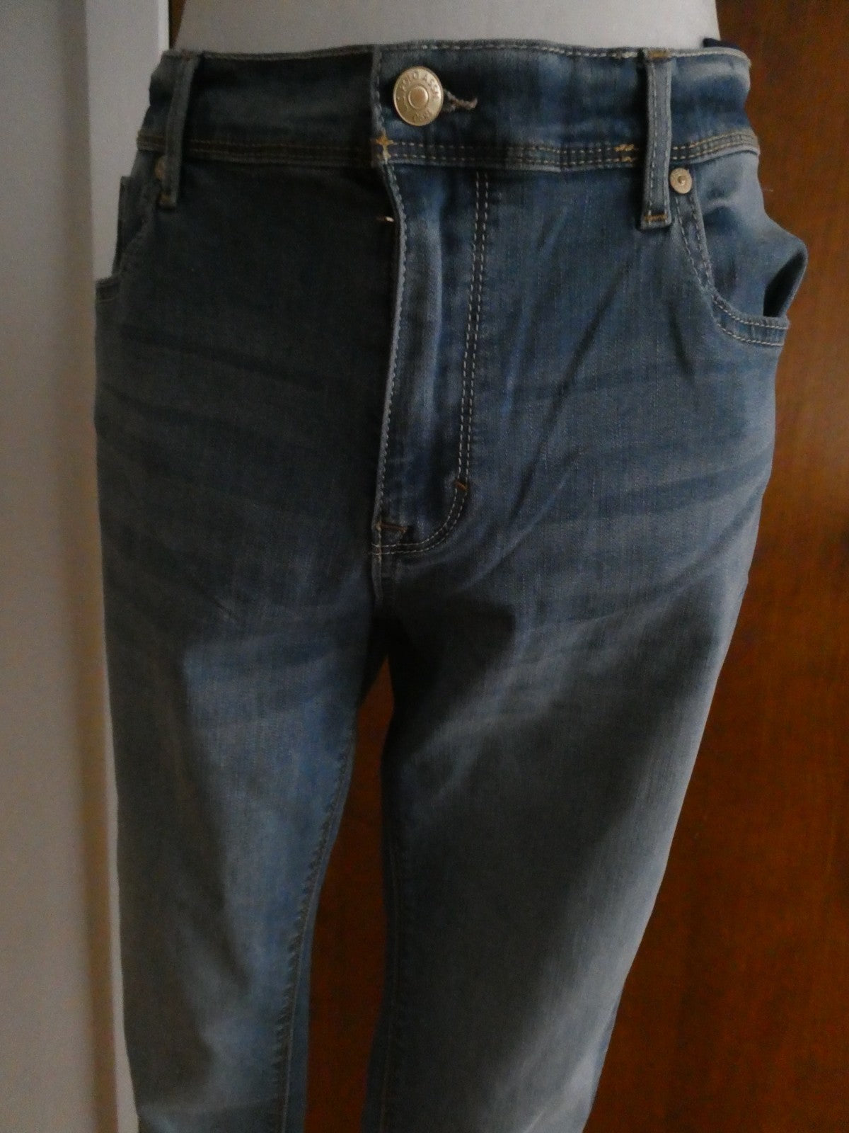 U.S. POLO ASSN. Women Blue Jeans Size 14 Regular (Tagged 16) Skinny Mid Rise NWT