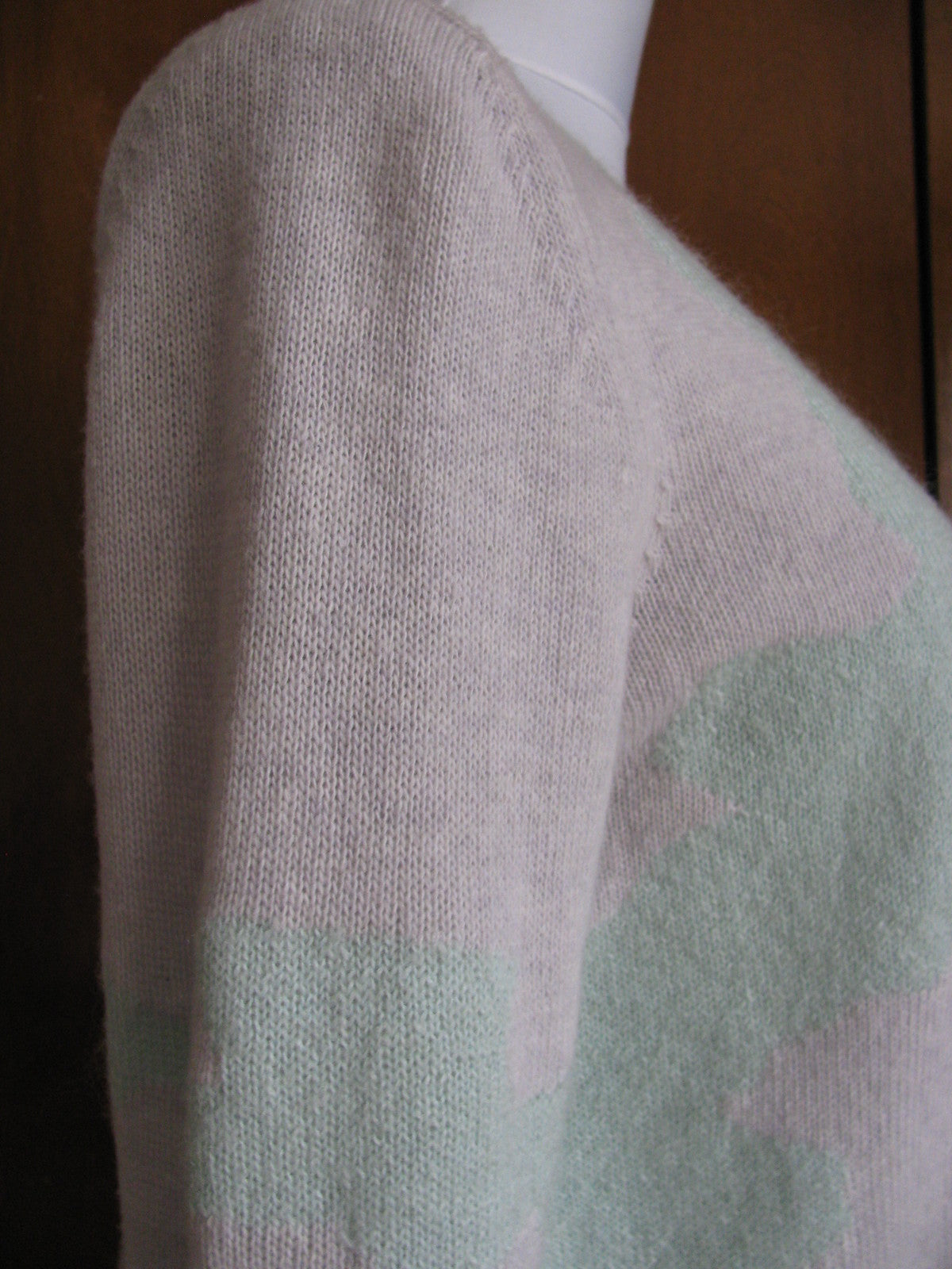 Theory Jaidyn C Women's  Argent Soft Mint Scoop Neck Sweater Size Medium New