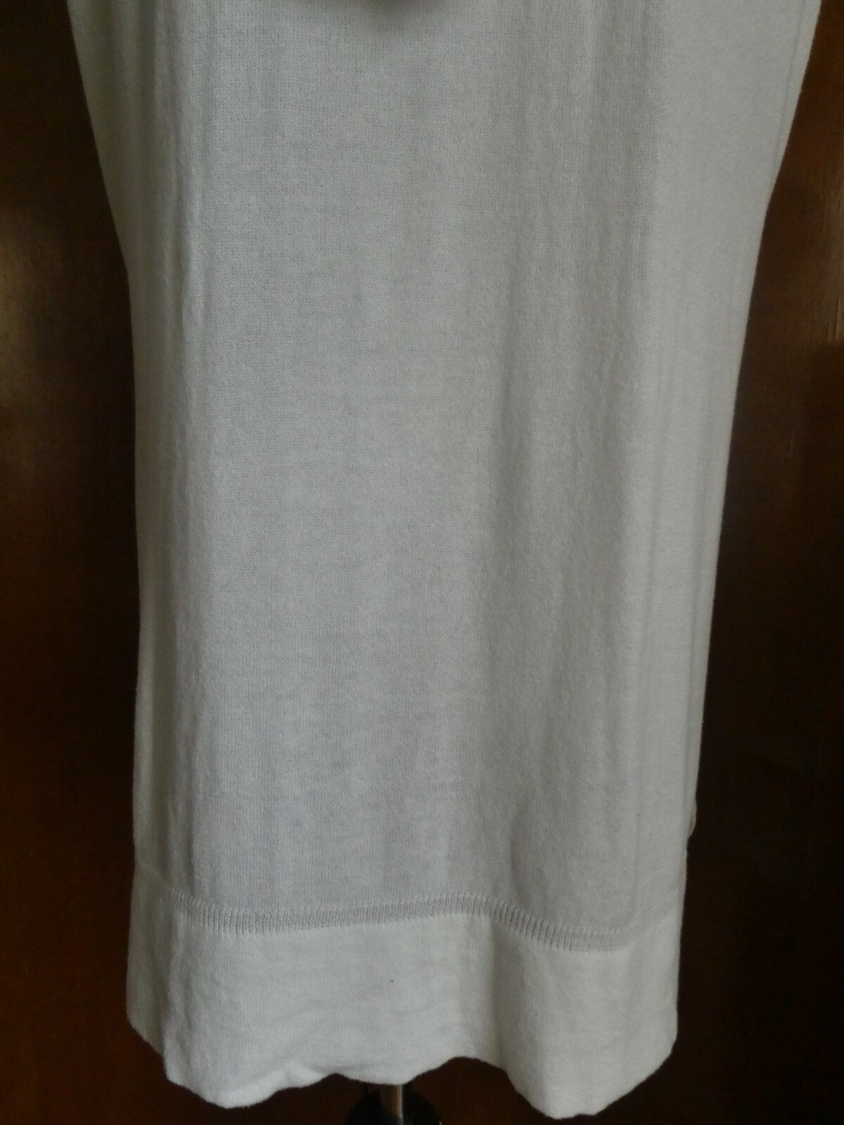 Smitten women's ivory soft cotton top size Large Style# S030236LM
