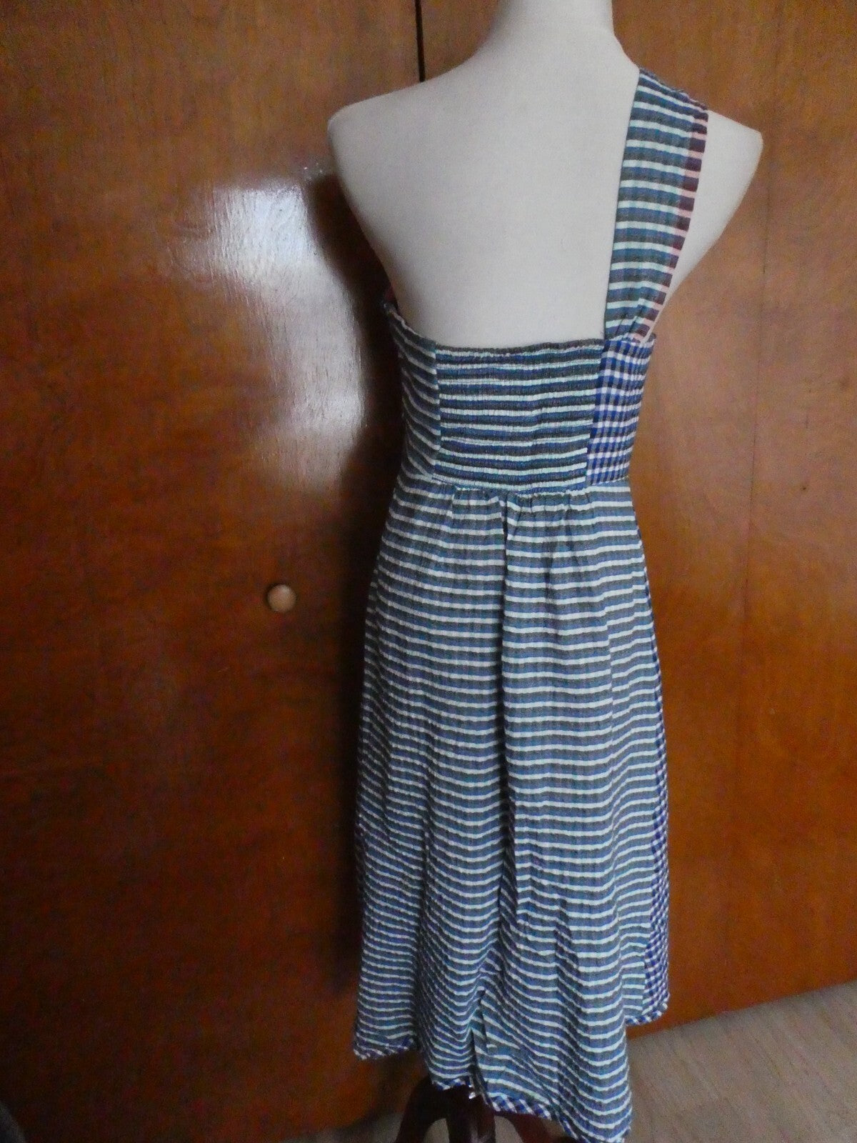 ANTHROPOLOGIE MAEVE Women's Waverly Plaid One Shoulder Full Lined Dress 10,14,16