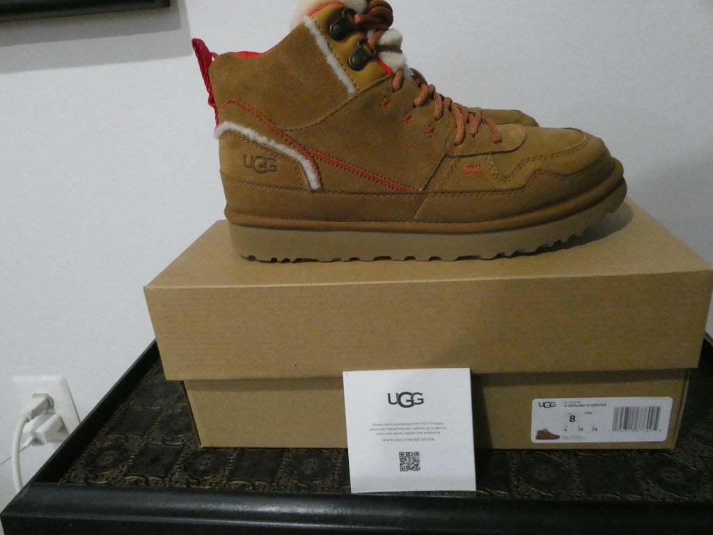 UGG HIGHLAND HI HERITAGE Women’s Chestnuts 7.5, 8 Sneaker/Boot Model# W/1123714