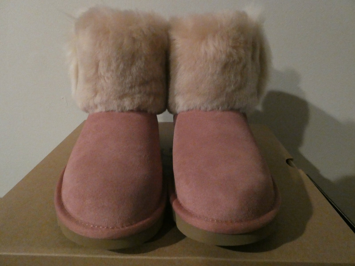 UGG Classic Mini Wisp PDW Arroyo Sheepskin Women's Boots Size US 7 Style 1101039