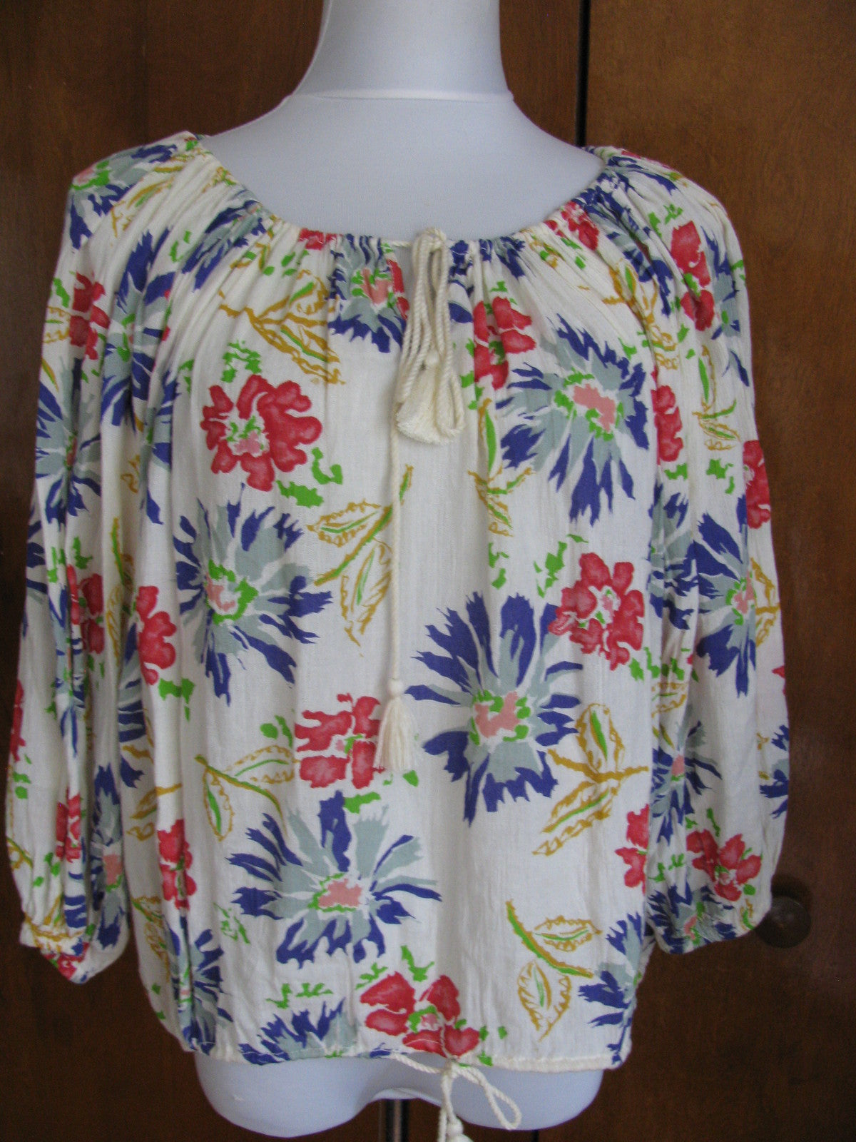 Denim & Supply womens soft cotton viscose colored long sleeves top Xsmall New