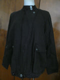 Free People women’s black soft cotton lined stylish jacket coat 