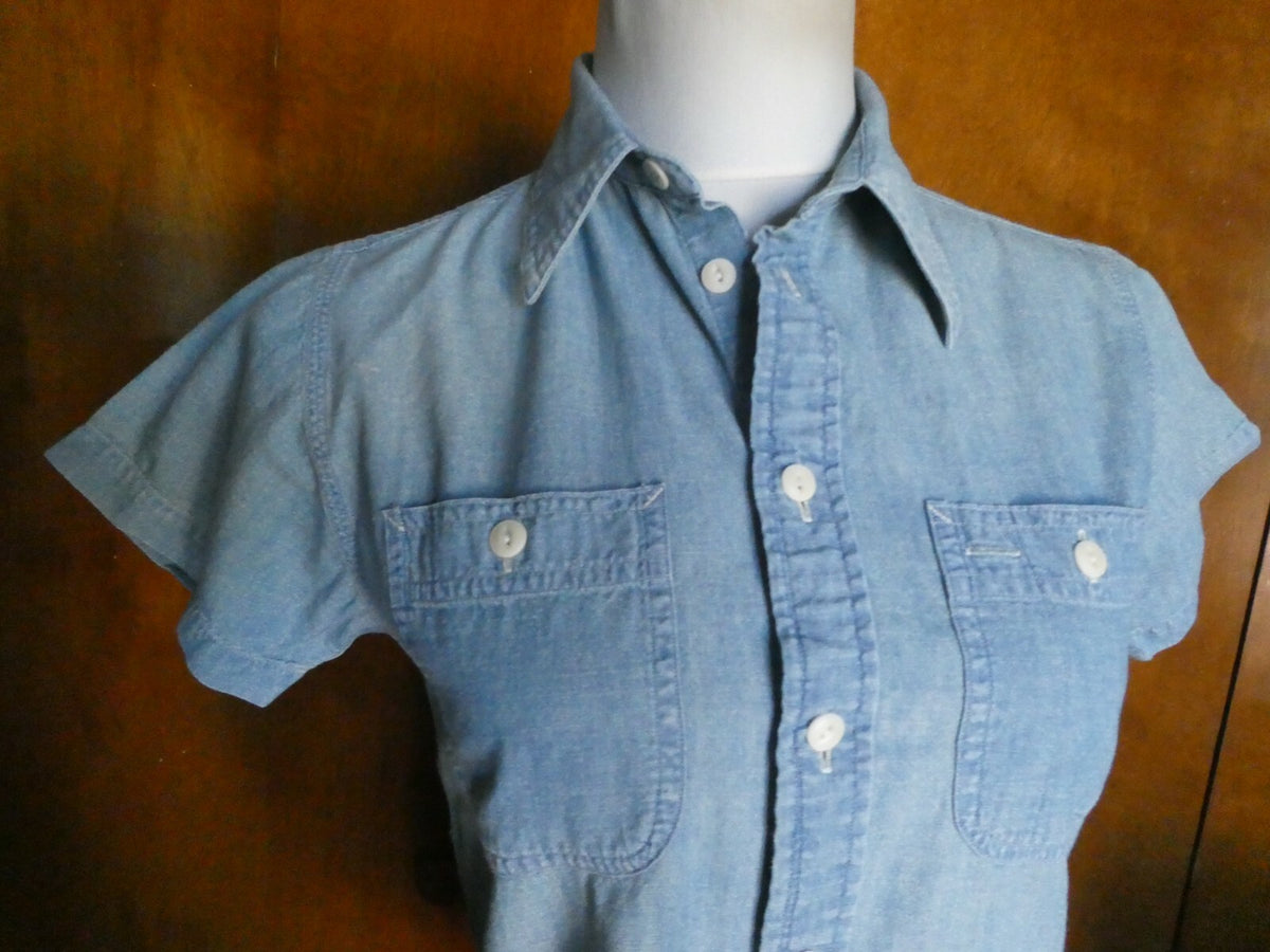 POLO Ralph Lauren Women’s Blue Button-Down Shirt Size 2
