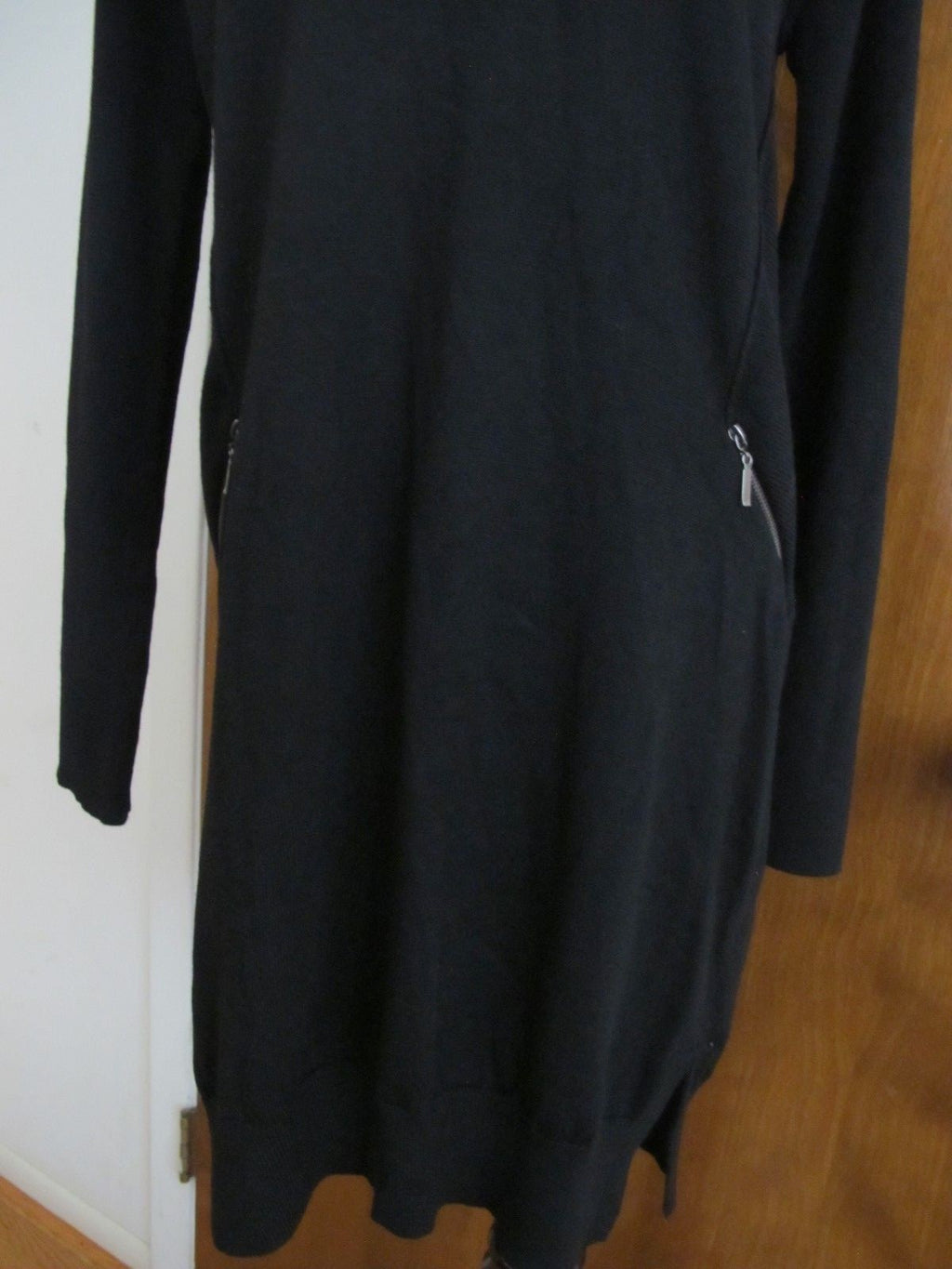 Design History Women's Black Stylish Sweater Dress Size Large NWT