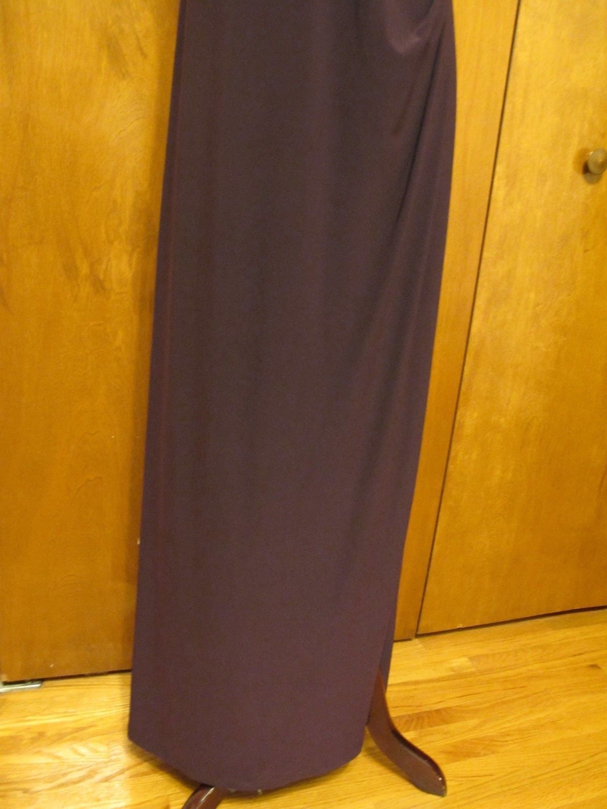 Ralph Lauren women's raisin evening detailed maxi New dress 