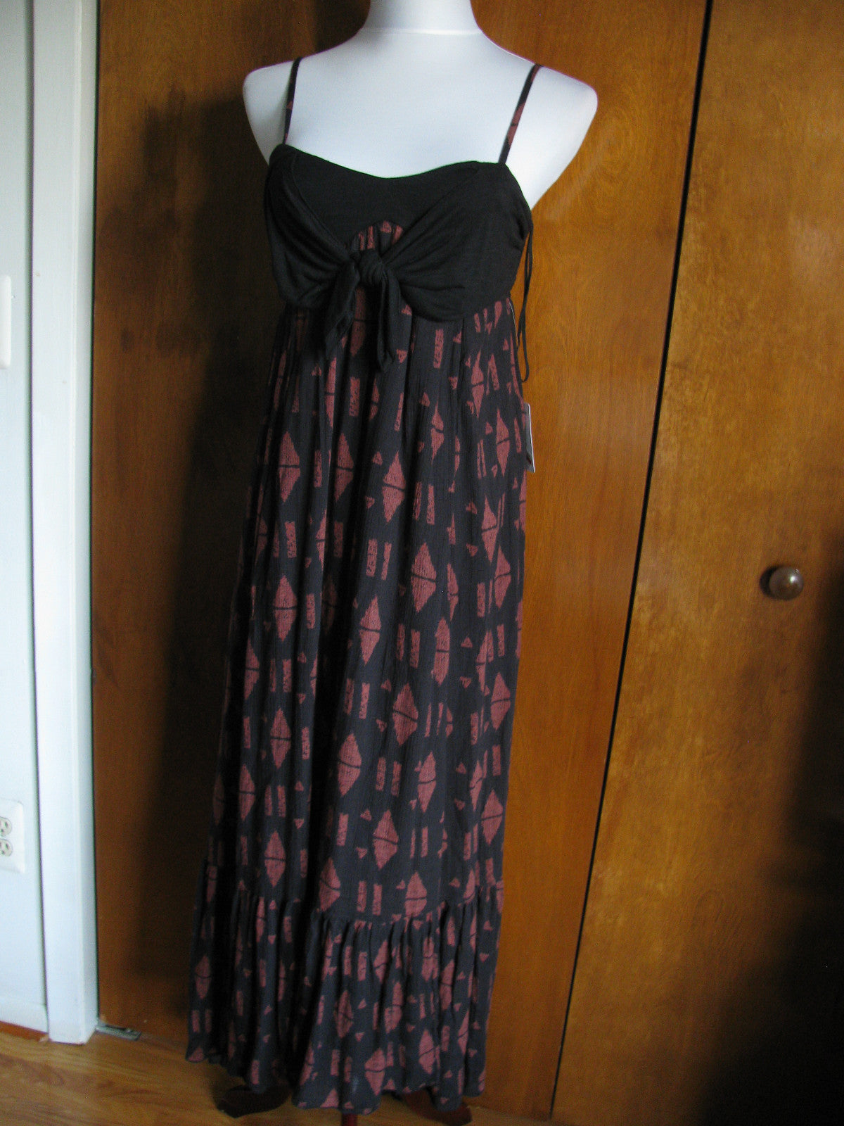 Free People women’s black combo maxi dress Sz. XS, S, M, L