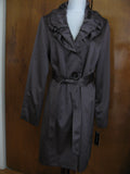 Tahari women's concrete stylish lined coat size large 