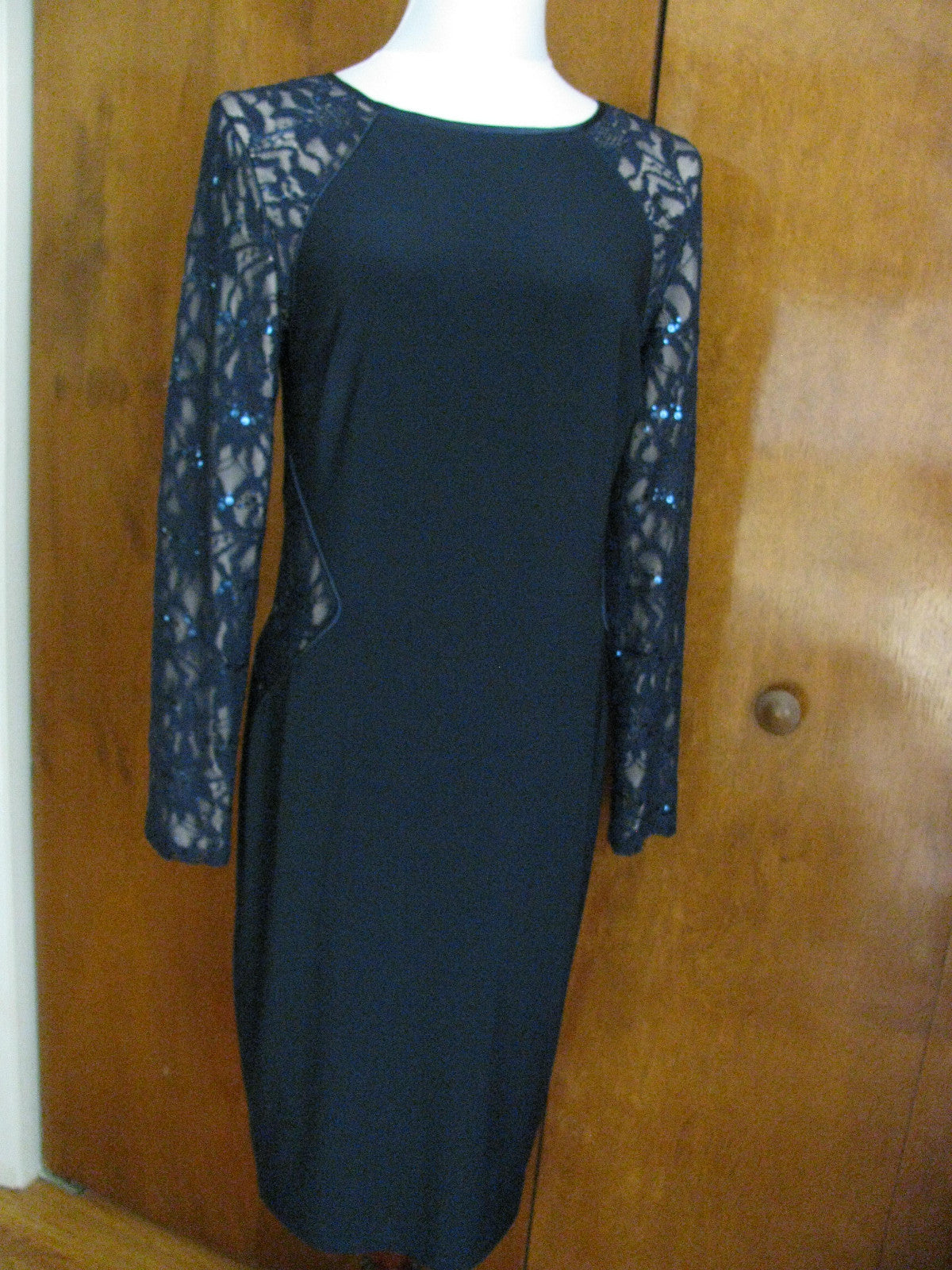 Ralph Lauren women's navy lined evening dress Size 4