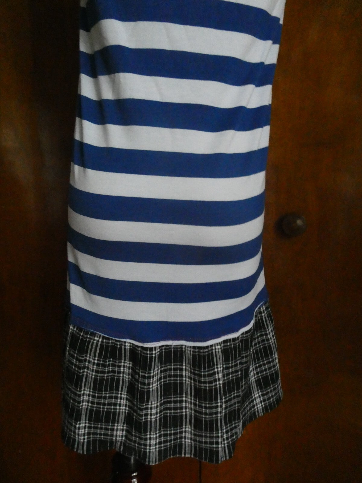 Scrapbook women’s Long sleeveless long top multicolor large