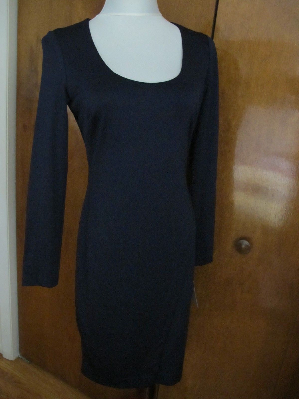 Ralph Lauren women's navy evening lined classic dress New