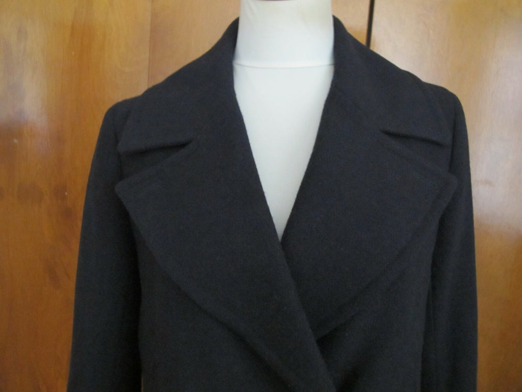 Club Monaco women’s navy 2 button lined detailed blazer jacket Large pre-owned