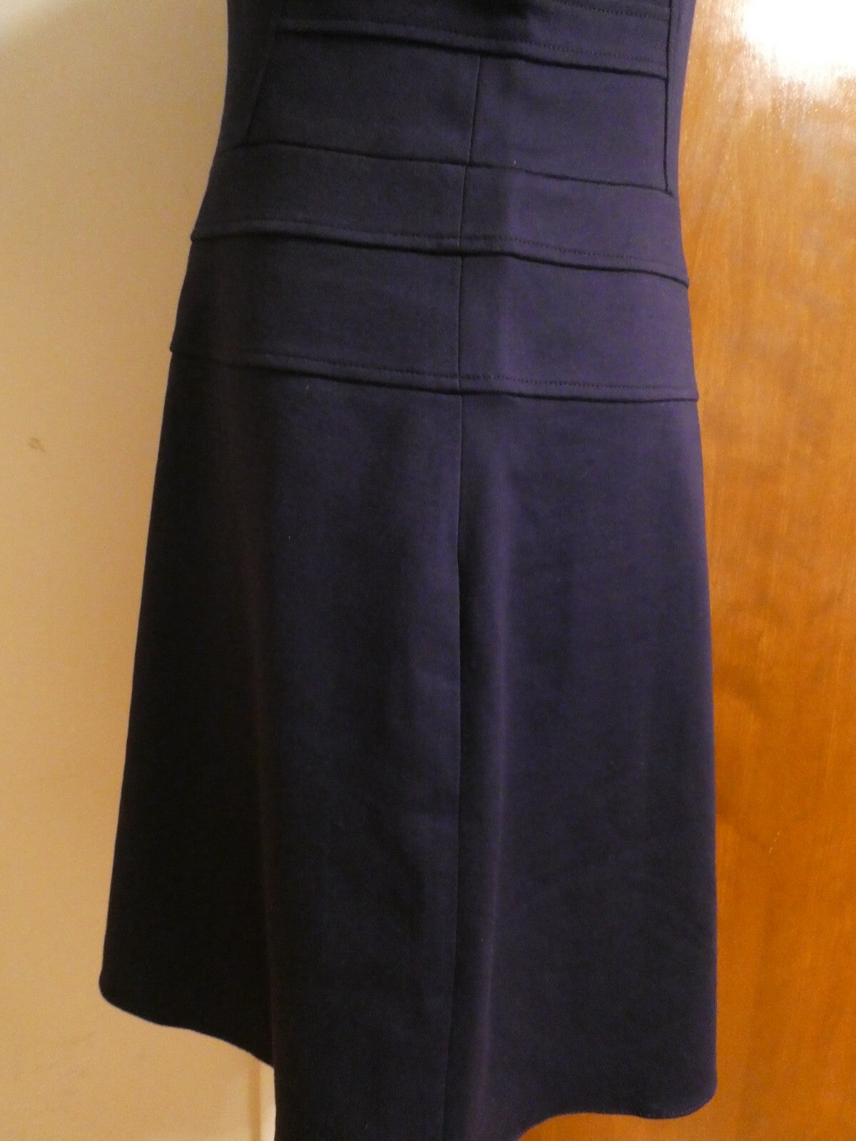 Tahari women's purple detailed dress 14P