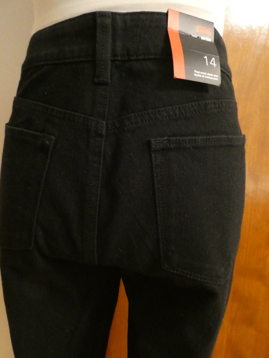 Style &CO Denim Women's Essential Comfort Soft Legging Jean Pants Black Size 14
