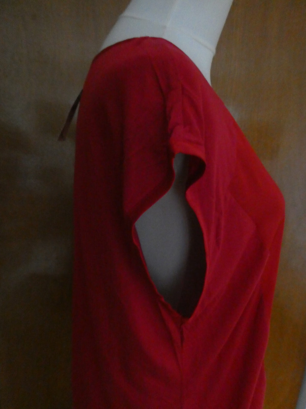 Gap women's red detailed rayon top size Large