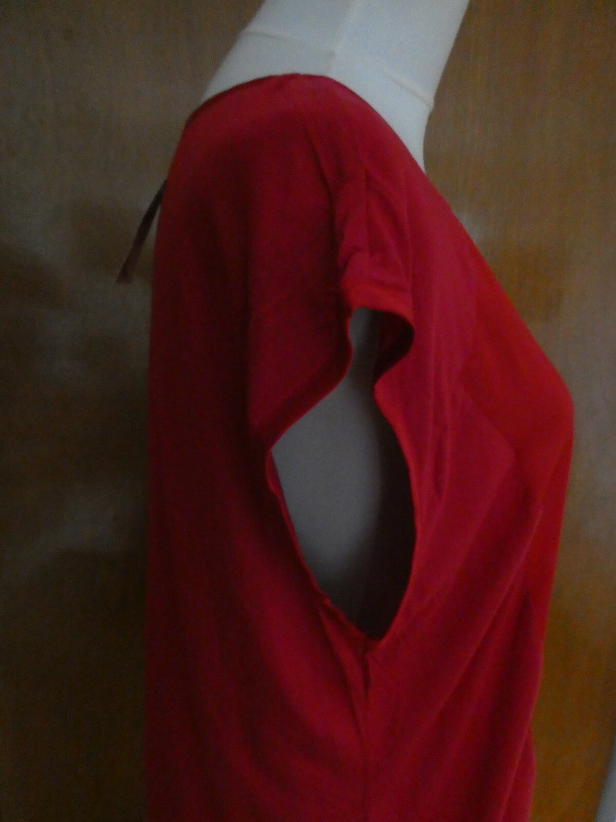 Gap women's red detailed rayon top size Large