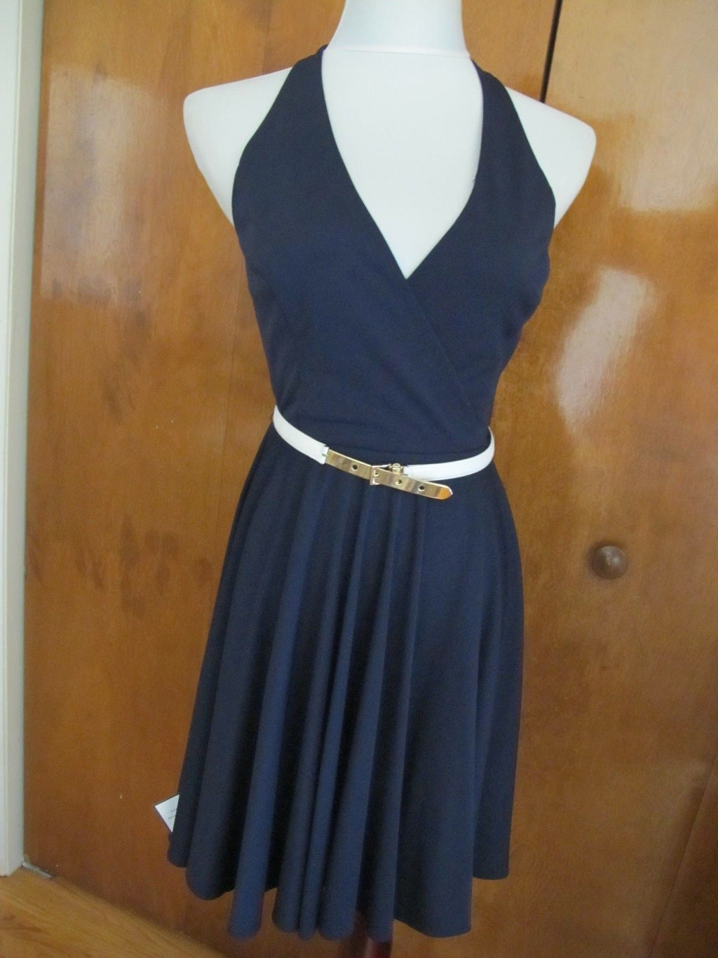 Ralph Lauren Women's Navy A-line Evening NWT Dress Size 0 