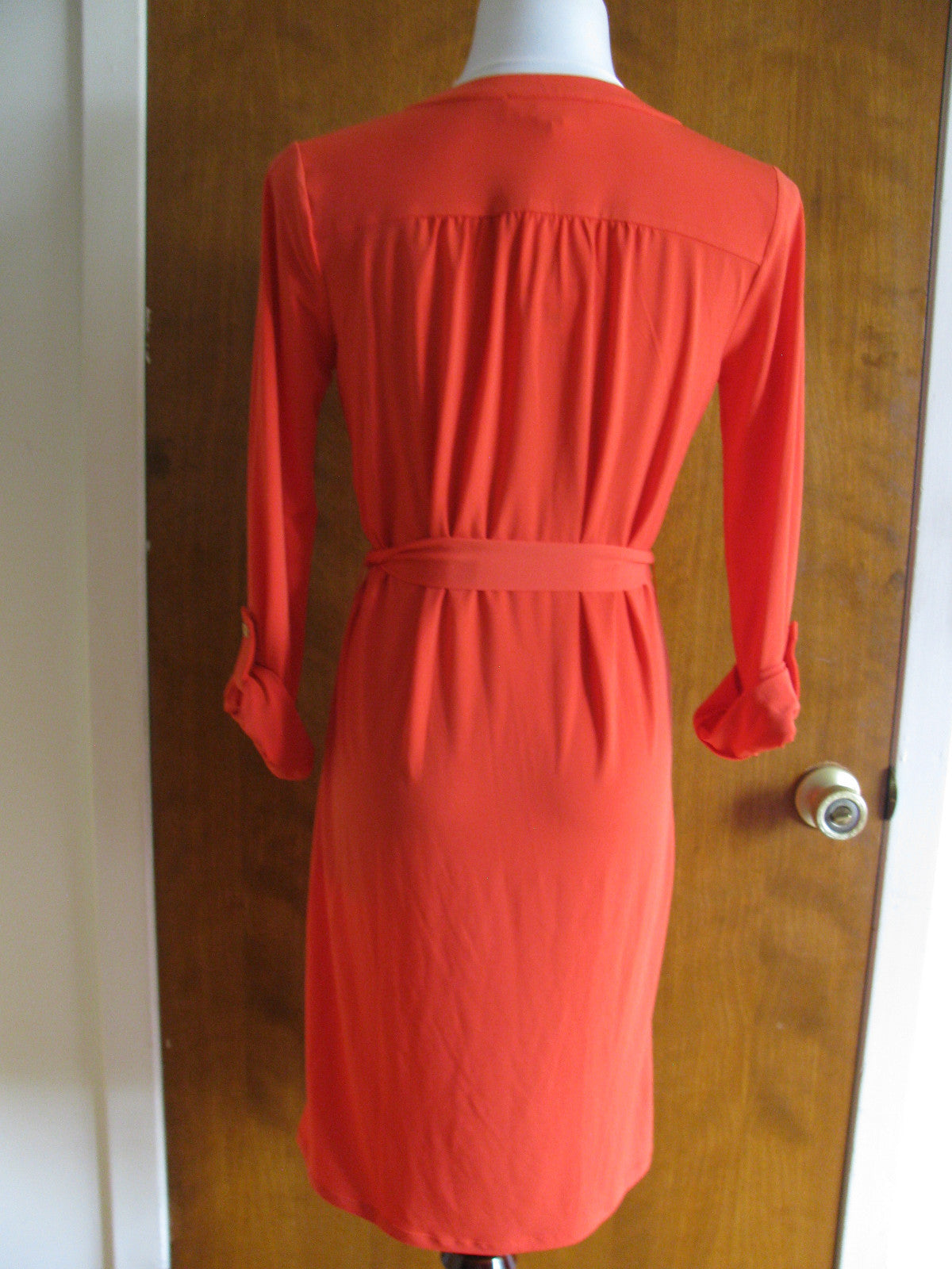 Michael Kors women’s long sleeves red dress