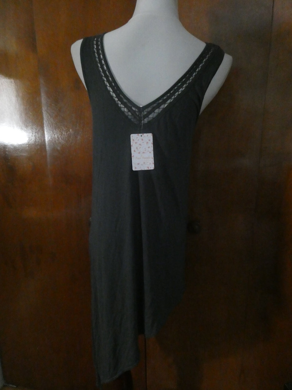 Free People Women’s Asymmetric Deep Teal Sleeveless Dress XS 