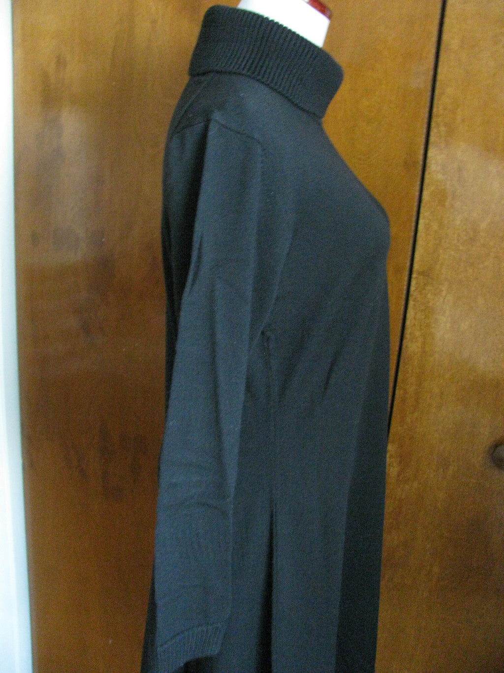 Lacoste women's black turtleneck dress 