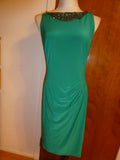 Ralph Lauren women’s emerald elegant neck Jersey evening dress New