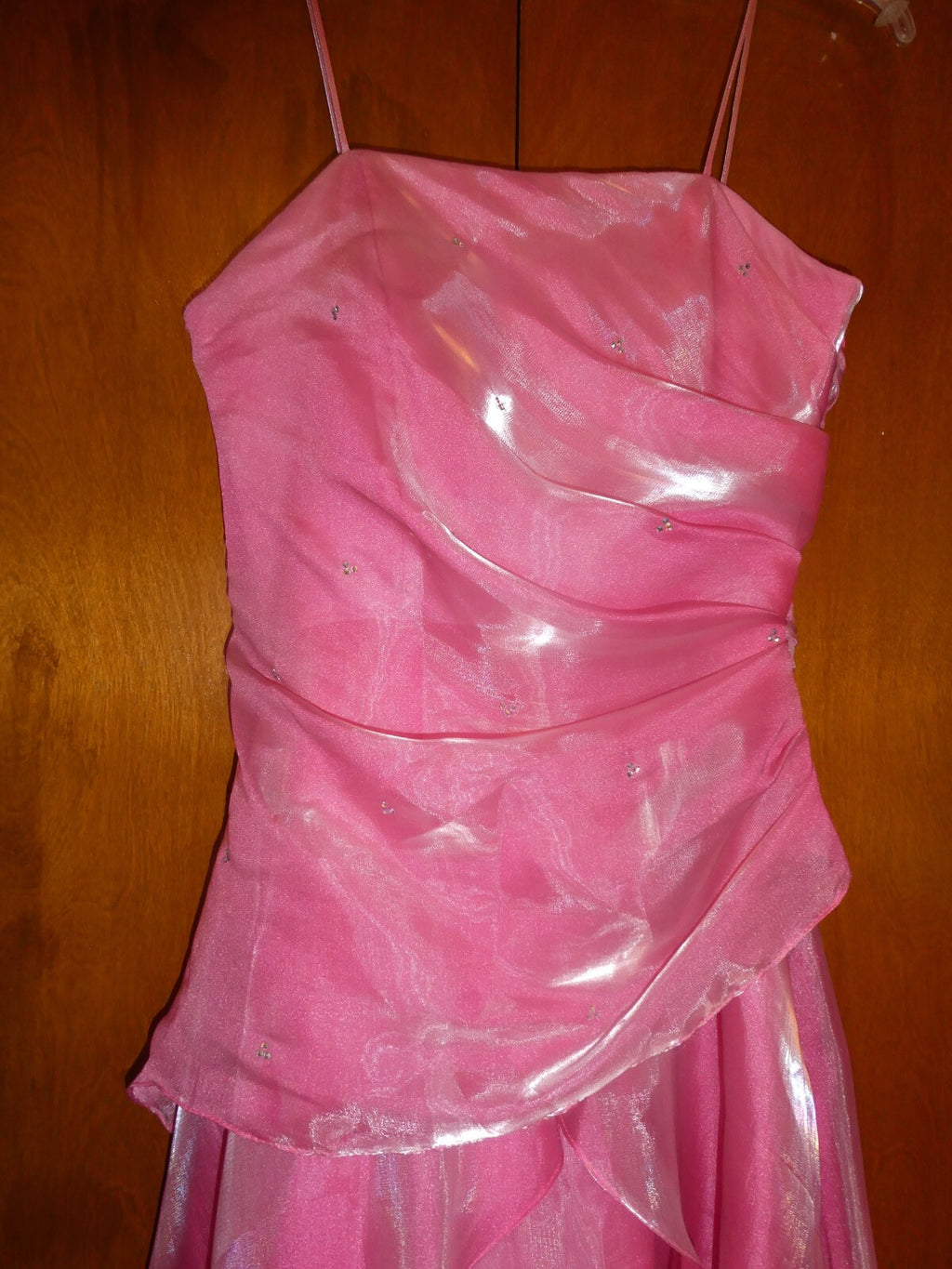 LET'S Fashion women's pink evening prom graduation dress XSmall