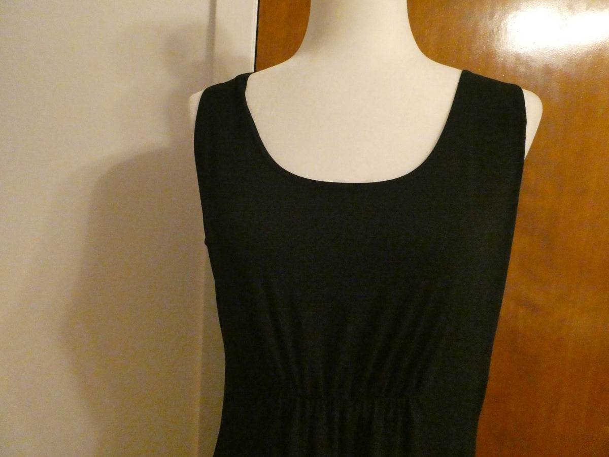 Chico's Black Sleeveless Dress Size 2 / US 12 L 92% Polyester 8% Spandex