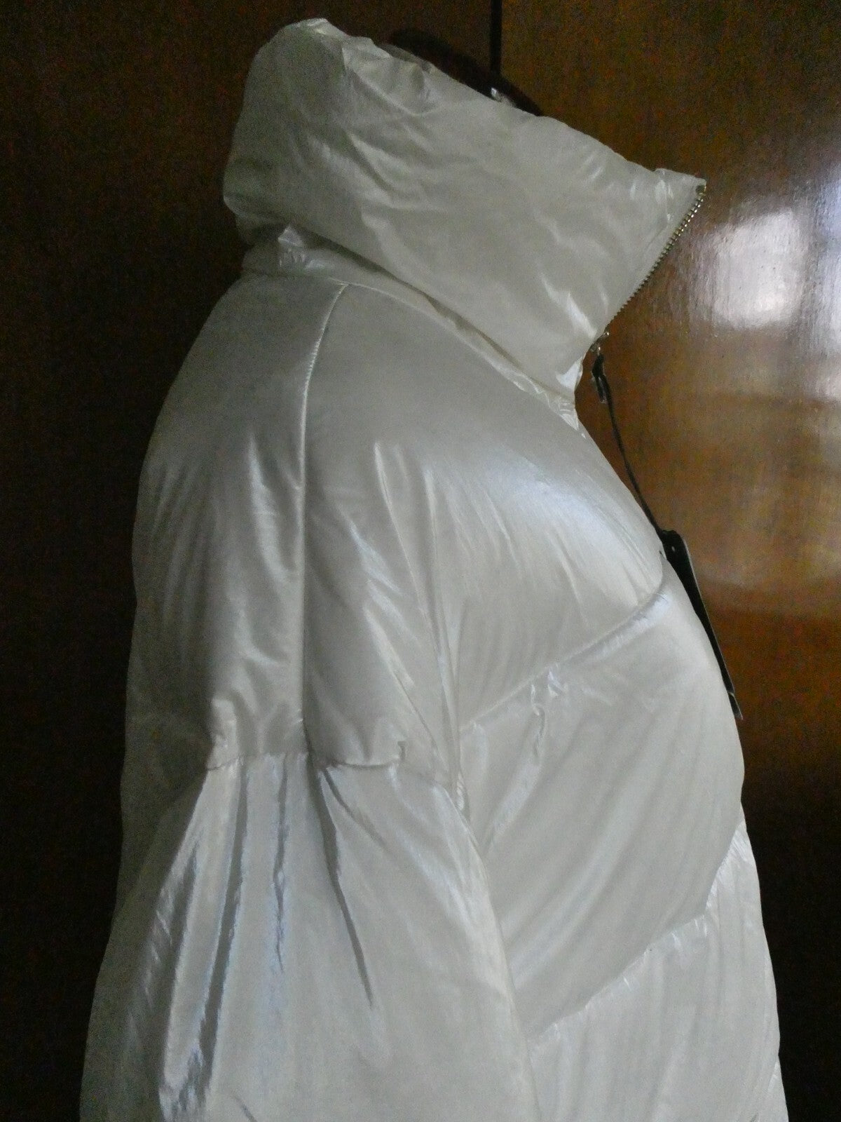 Armani Exchange Women's White Winter Caban Coat Large SKU#6LYK25-YN3HZ-1130