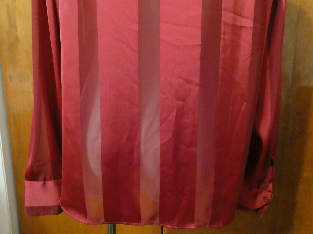 Unbranded women's burgundy stylish evening tunic top size Large