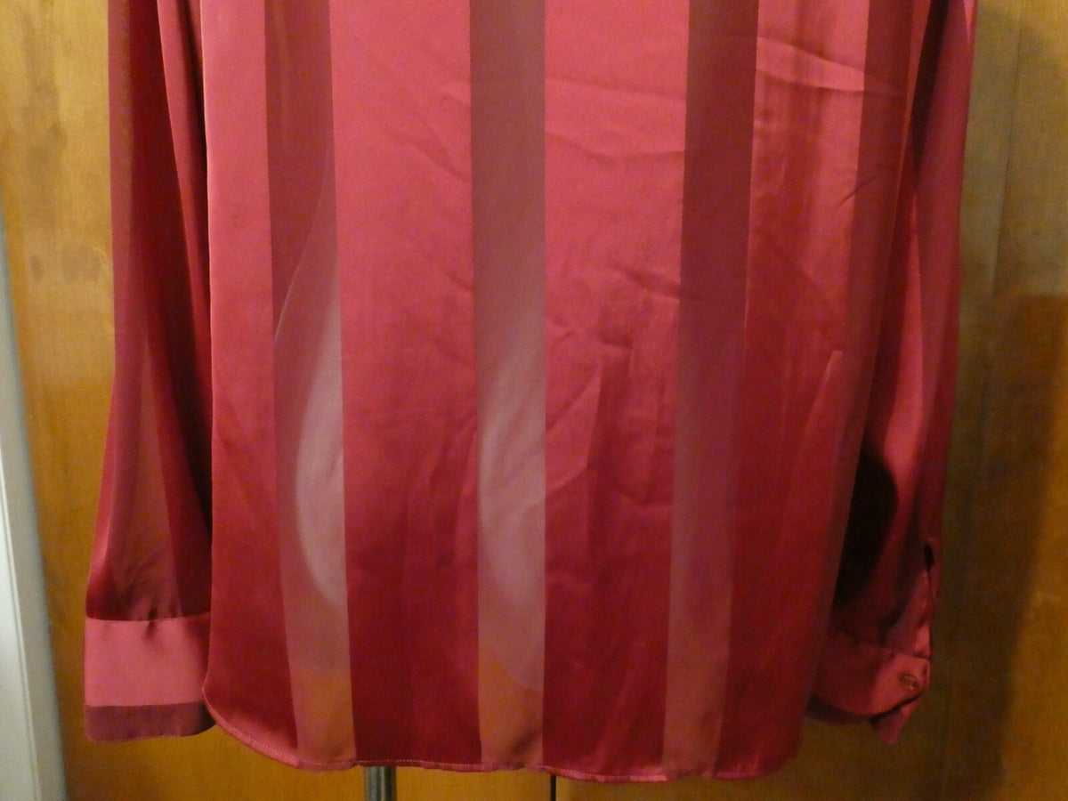 Unbranded women's burgundy stylish evening tunic top size Large