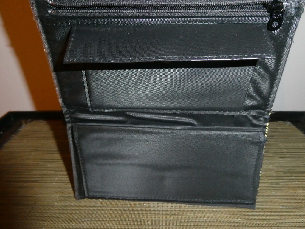 Wallet Yellow/Black Women's Wide 7” X Tall 4” Taiwan