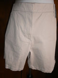 U.S. POLO ASSN. Women Beige Khaki Chino Bermuda Shorts Size 16 (Fits Like 14)