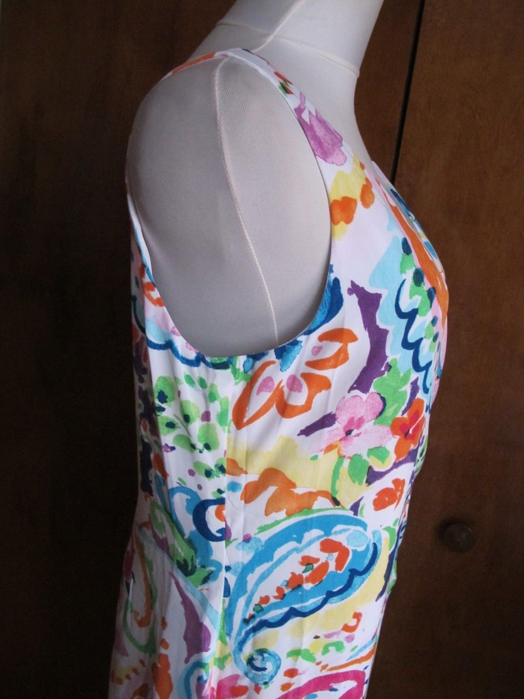 Ralph Lauren Women's Multi Color Lined Faux Wrap Dress New